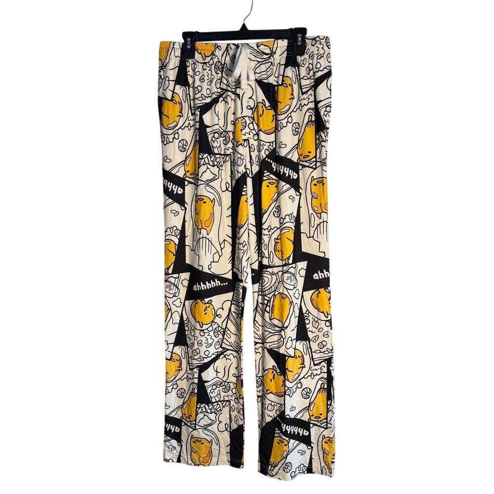 SANRIO GUDATAMA Sleep Pants NEW Unisex Elastic Drawstring Waist Lounge Size M